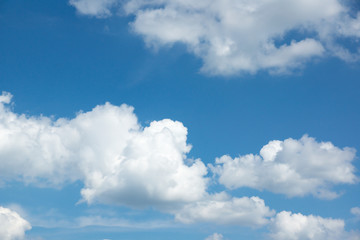 Obraz na płótnie Canvas Blue sky and white cloud