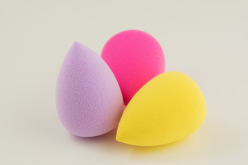 sponge for applying cosmetics on face