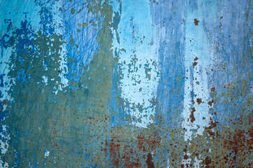 rusty metal dirty wall