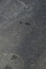 Slate cracked, old, unattractive, dusty