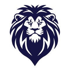 Lion Head Vector Logo Icon Sports Mascot 
