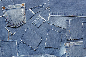 denim patches background