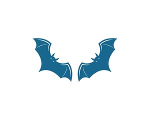 Fototapeta premium bat ilustration vector icon logo