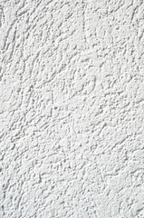 Fototapeta premium New white plaster on wall closeup