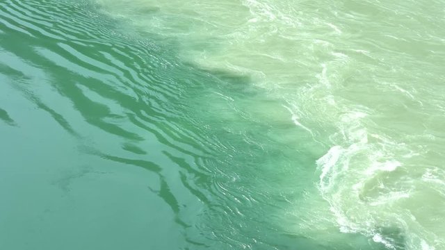 Devprayag of Uttarakhand, is one of Panch Prayag, five confluence, of Alaknanda River where Alaknanda and Bhagirathi rivers meet and take the name Ganges River, India