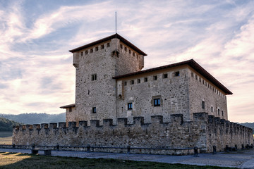 Fototapeta na wymiar medieval tower in spain