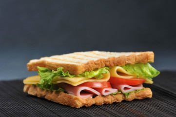 ham and cheese sandwich