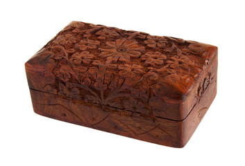 Wooden Carved handmade casket