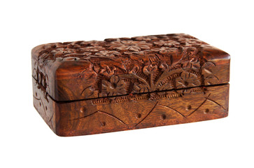 Wooden Carved handmade casket