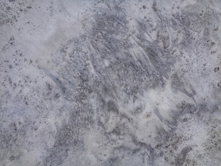 Mixture of cement, sand, and water drying