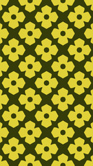 Ornate geometric pattern and abstract colored background