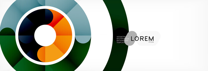 Obraz premium Modern geometrical abstract background