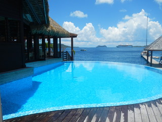 Swimming pool in Bora Bora