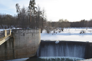 The first rural hydroelectric station in the Soviet Union in Yaropolets named after Lenin