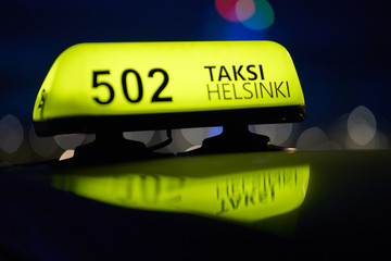 Top design of a taxi