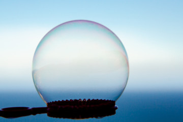 spectacular art picture from bubble