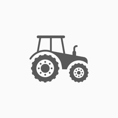 tractor icon, tractor vector