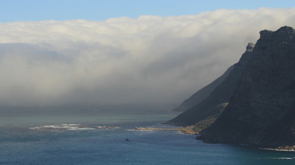 Fototapeta na wymiar Storm on the horizon over Cape Town