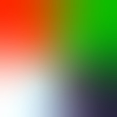 Abstract blurred gradient background in bright rainbow colors. Vector illustration