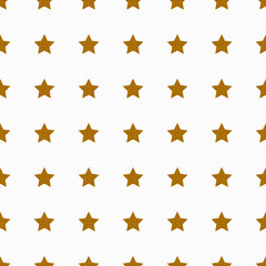 Gold star seamless pattern