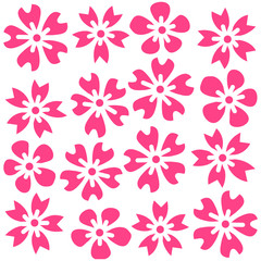 Sakura Cherry Blossom Vector Patterbn