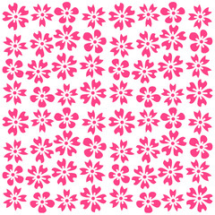 Sakura Cherry Blossom Vector Patterbn