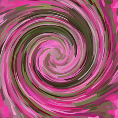 Abstract bright pink twirl digital technology design background