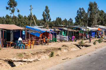 a little village in the Simien Mountains in Northern Ethiopia