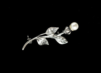 Vintage silver brooch