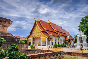 Wat Phra Singh temple buildings, Chiang Mai, Thailand