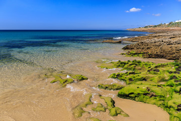 spiaggia di Luz, in Algarve (Portogallo)