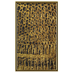 3D wall art, paintings with gold leaf