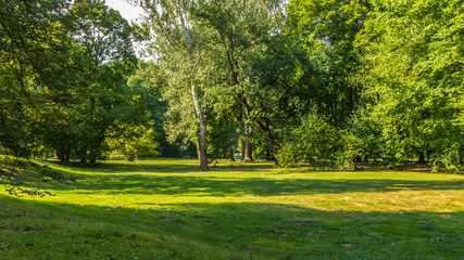 Obraz premium Park Decjusza, Cracow, Poland