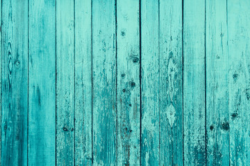 Fototapeta na wymiar Old blue wooden boards. Vertical view. Background. Texture.