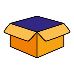 box carton packing icon