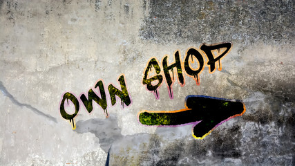 Sign 399 - OWN SHOP