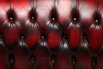 Red leather background