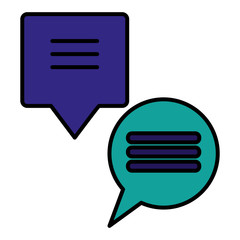 speech bubble message icon