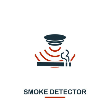 Smoke Detector icon from sensors icons collection. Creative two colors design symbol smoke detector icon. Web design, apps, software usage. UI and UX