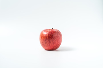 Fototapeta na wymiar Red apple isolated on white. Apple Clipping Path