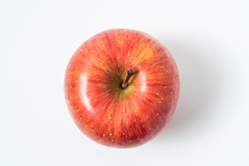 Red apple isolated on white. Apple Clipping Path
