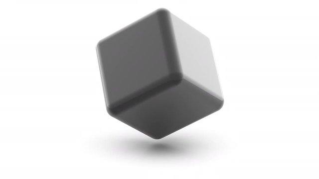 Box. Looping footage has 4K resolution. Prores 4444.