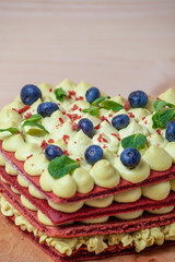 heart shaped cak