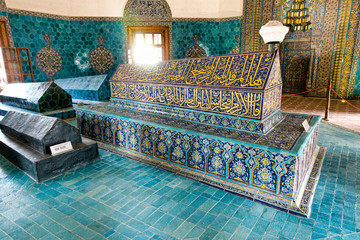 world locations,Asia,Europe,turkey,marmara, bursa, green tomb, The mausoleum of the fifth Ottoman Sultan, Mehmed I, known as Yeşil T&uuml;rbe