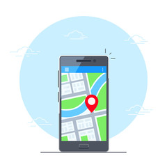 Mobile navigation concept.