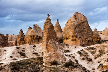 Fototapeta premium world locations,Asia,Europe,turkey,central anatolia,cappadocia, Zelve
