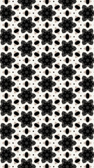 Ornate geometric pattern and abstract colored background