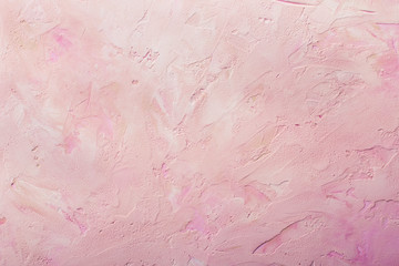 Rosy stone background, plaster, toning, banner, copy space