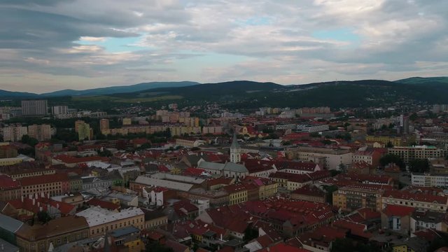 Aerial Slovakia Kosice June 2018 Sunny Day 30mm 4K Inspire 2 Prores  Aerial video of downtown Kosice in Slovakia on a sunny day.