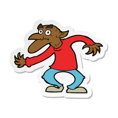 sticker of a cartoon goblin